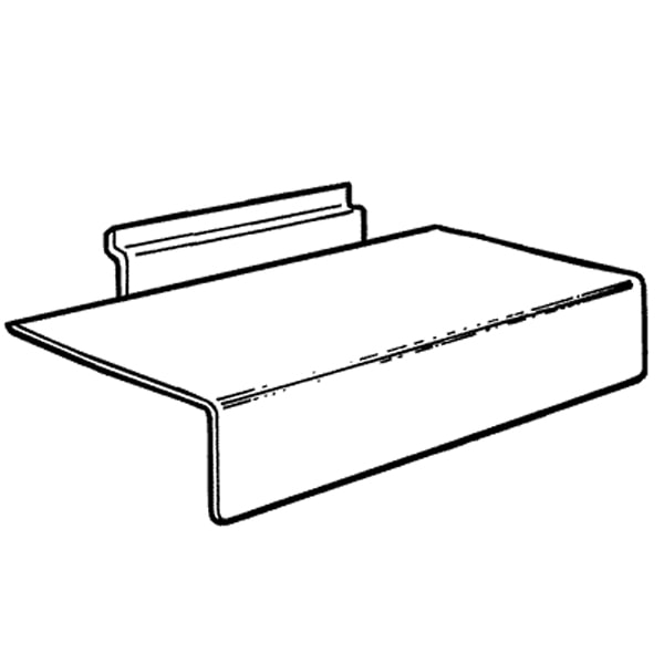 Slatwall Shelves with Lip