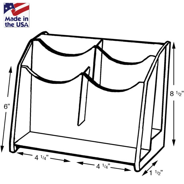 4 Pocket Literature Holders - Image 2