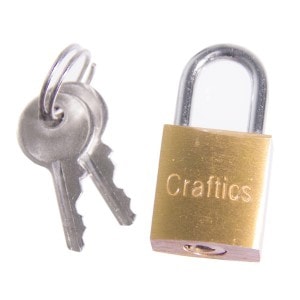 Ballot Box Brass Padlock