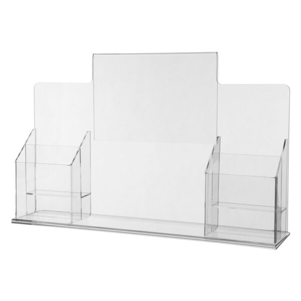 Sign Holder with 4 pockets