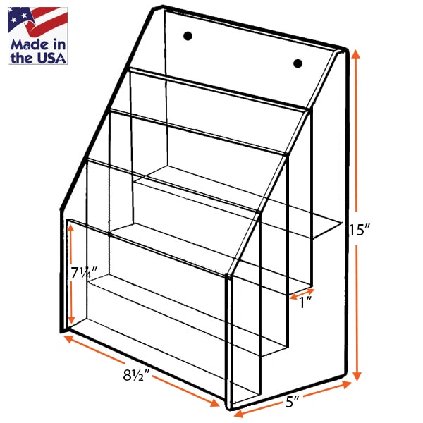 4 Pocket Literature Holder - Image 2