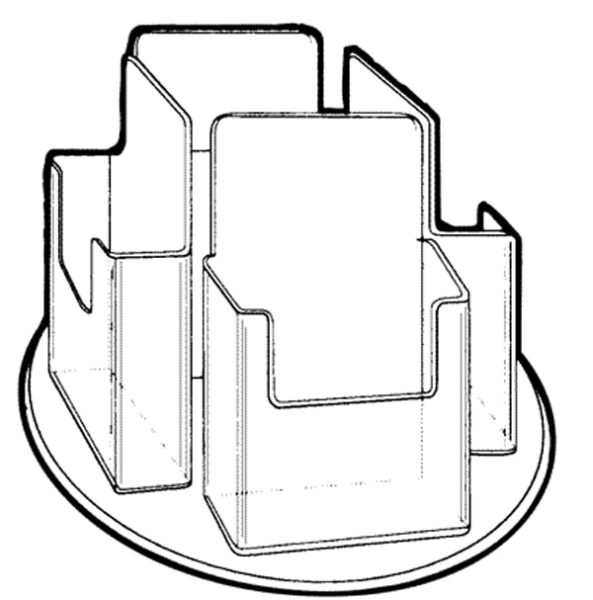 4 Pocket Rotating Holder