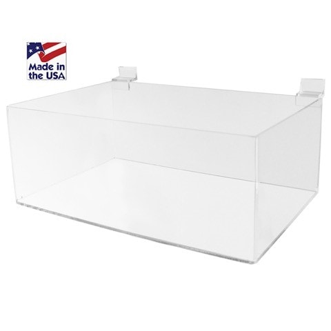 Premium Acrylic Slatwall Bin
