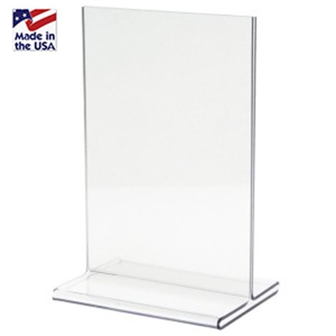 5.5 x 8.5 Clear FLAT Base