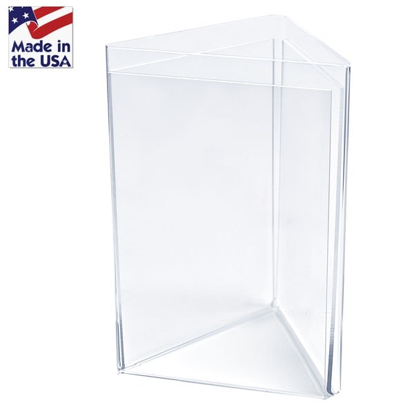Three Sided Acrylic Table Tent - 4"wide x 6"high