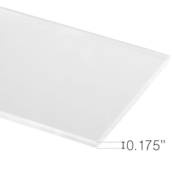 0.175" Clear Acrylic Flat Sheet