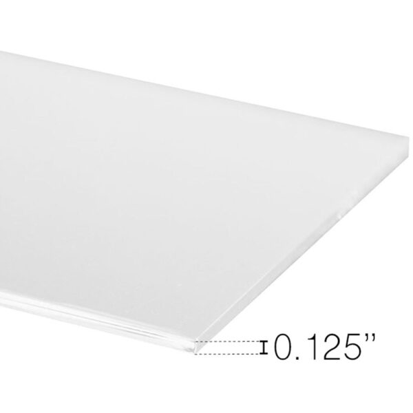 0.125" Clear Acrylic Flat Sheet