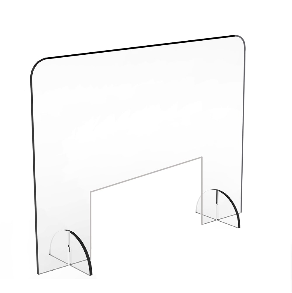 Sneeze Guard -36"w x 32"h with 12"h access slot