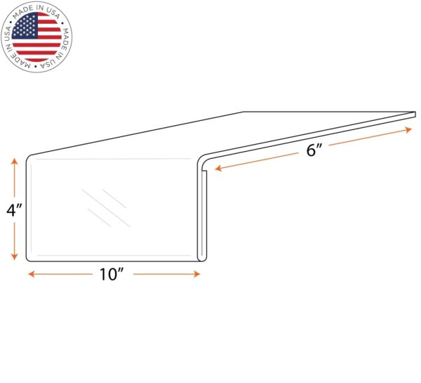 Shelf Talker Plastic 10"w x 4"h
