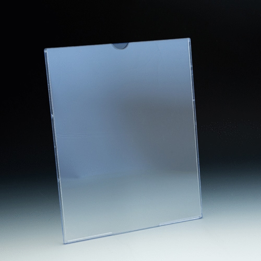 8.5 x 11 Open Top Sign Holder with Tape