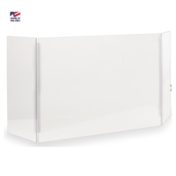 3 Sided Sneeze Guard - Small