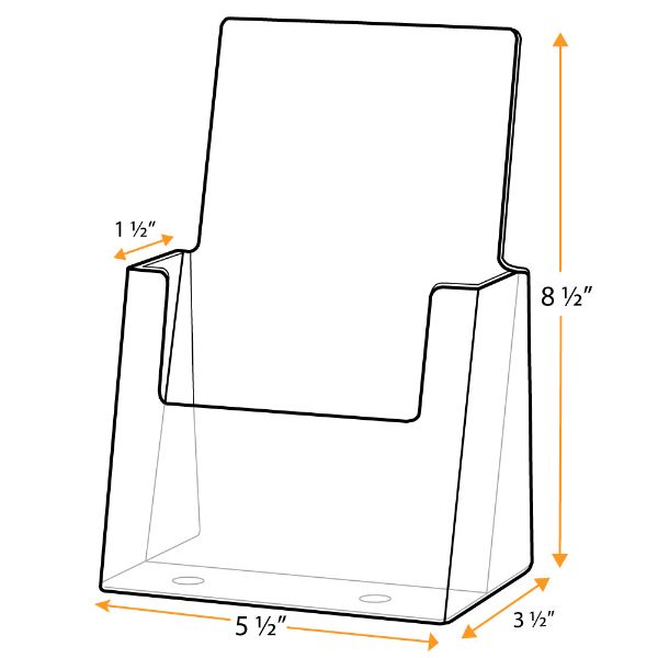 Clear Leaflet Holder - Image 3