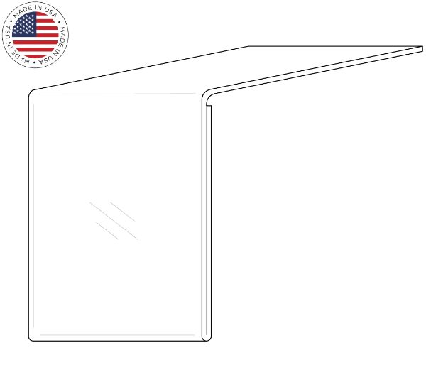 5.5 x 8.5 Shelf Talker Sign Holder
