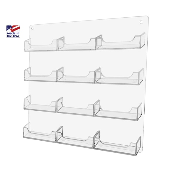 12 Pocket Wall Mount Display