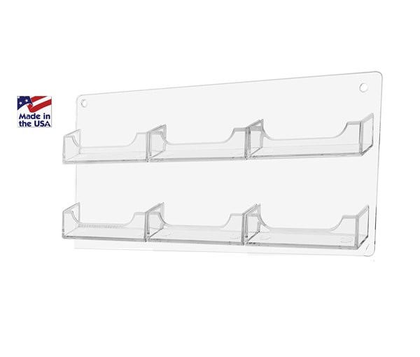 6 Pocket Wall Mount Display