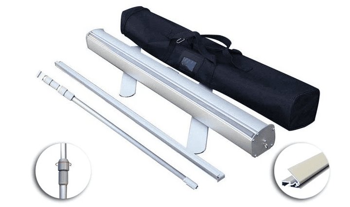 45" x 78" Retractable Banner Stand With Print - Image 2