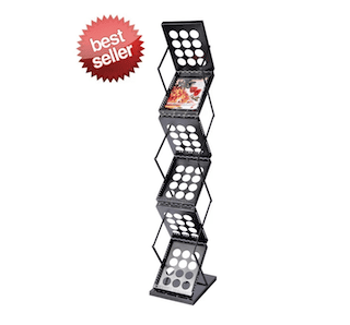 6 Pocket Pop-Up Literature Rack