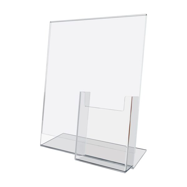Angled Frame with Tri-Fold Pocket