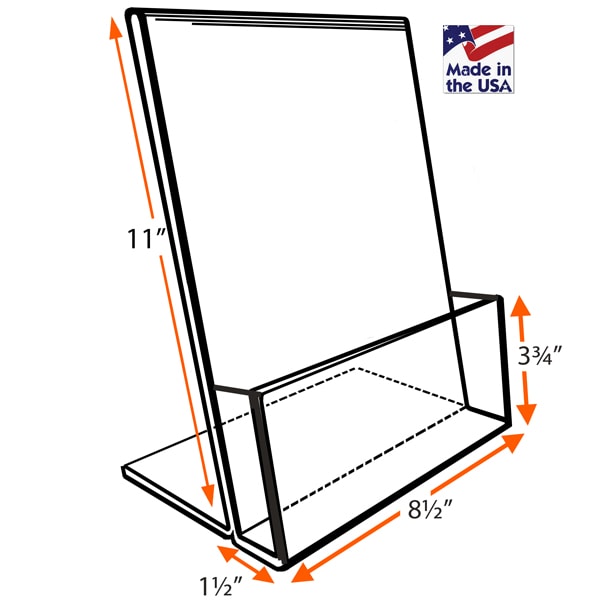 8.5 x 11 Easel Stand with Box - Image 3