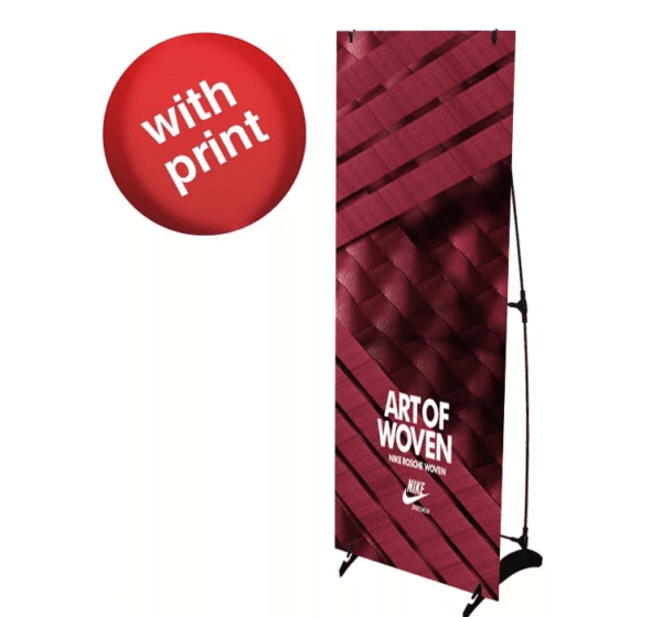 24" x 63" H-Stand Banner With Print