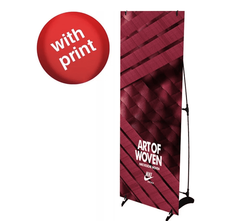24" x 63" H-Stand Banner With Print