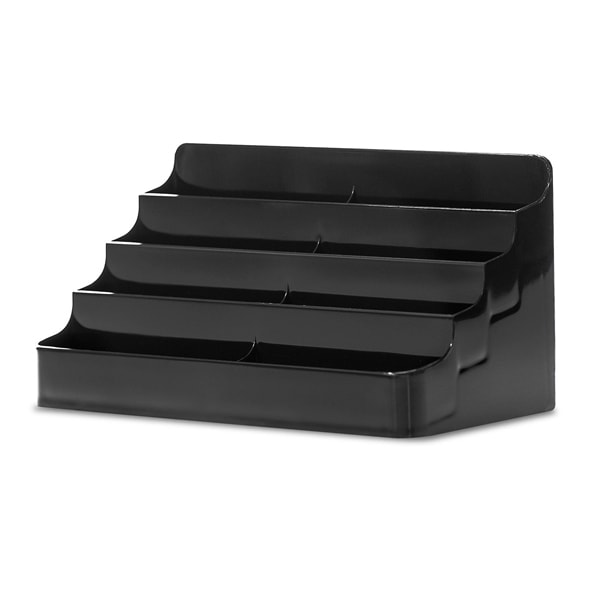 Slatwall 8 Pocket Black Card Holder