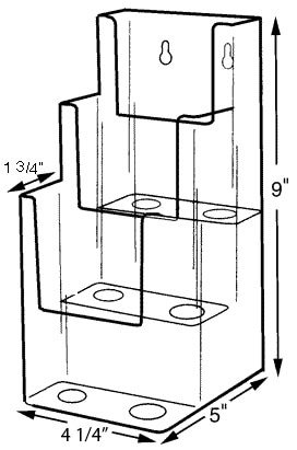 3 Tiered Brochure Holder - Image 5
