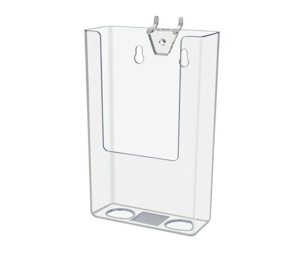 Clear Pegboard brochure holer