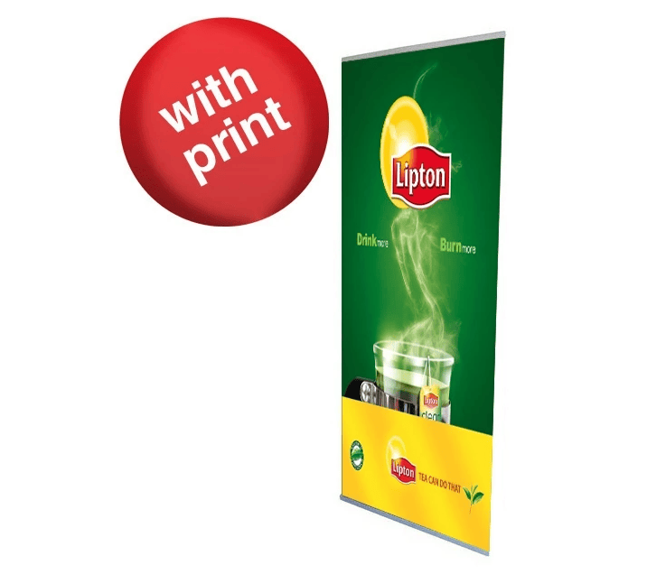 33" x 86" L-Banner Stand With Print