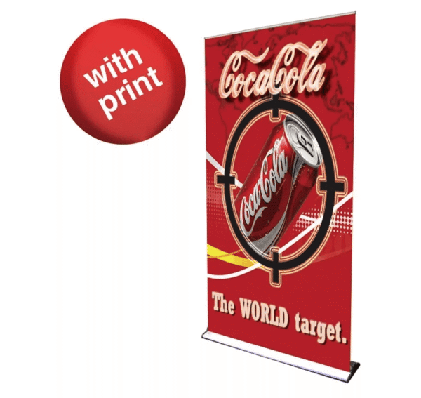 48" HD-Retractable Banner Stand With Print