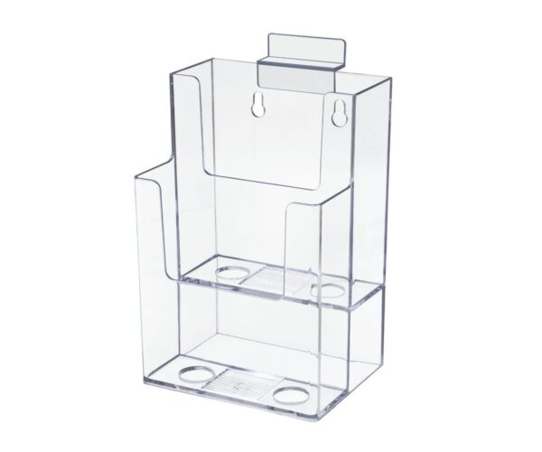 Slatwall 2 Tiered Brochure Holder