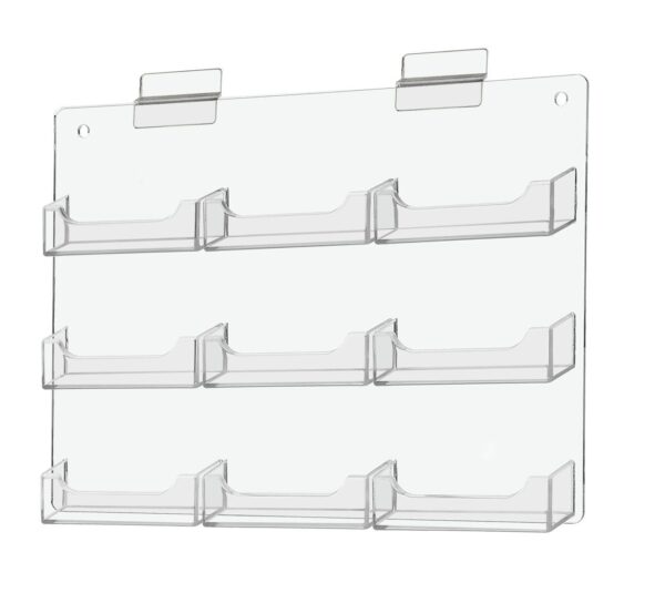 Slatwall 9 Pocket Wall Display