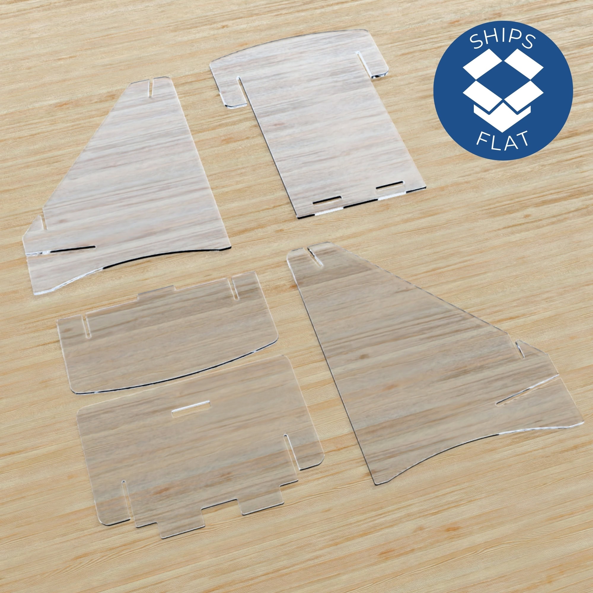 Ship Flat Brochure Holder - 4.25" x 9" - Image 3