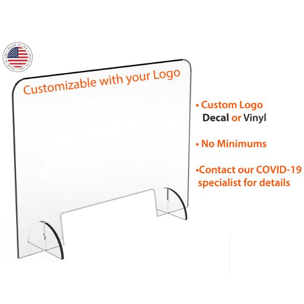 Sneeze Guard 36"w x 32"h with 6"h access slot - Image 3
