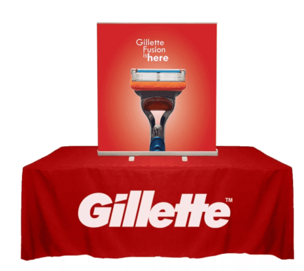 45" x 34" Countertop Retractable Banner With Print