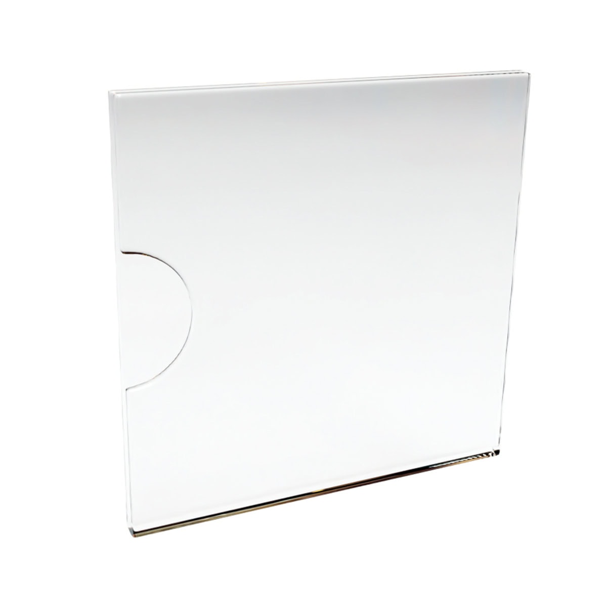 3.25" x 3.25" Wall Mount Sign Holder with Thumb Notch