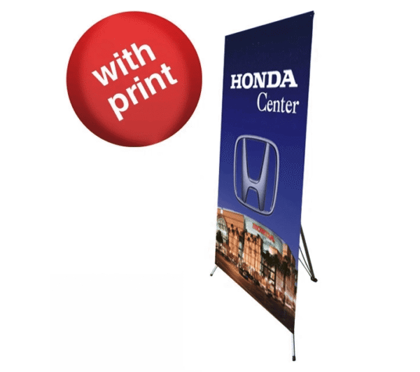32" x 72" X-Banner Stand With Print