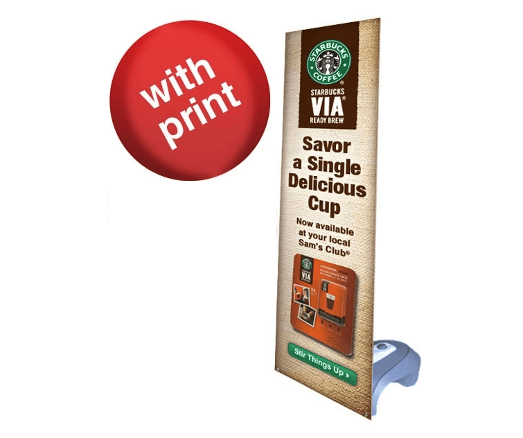 Outdoor 24" x 69" Water Base Banner With Print