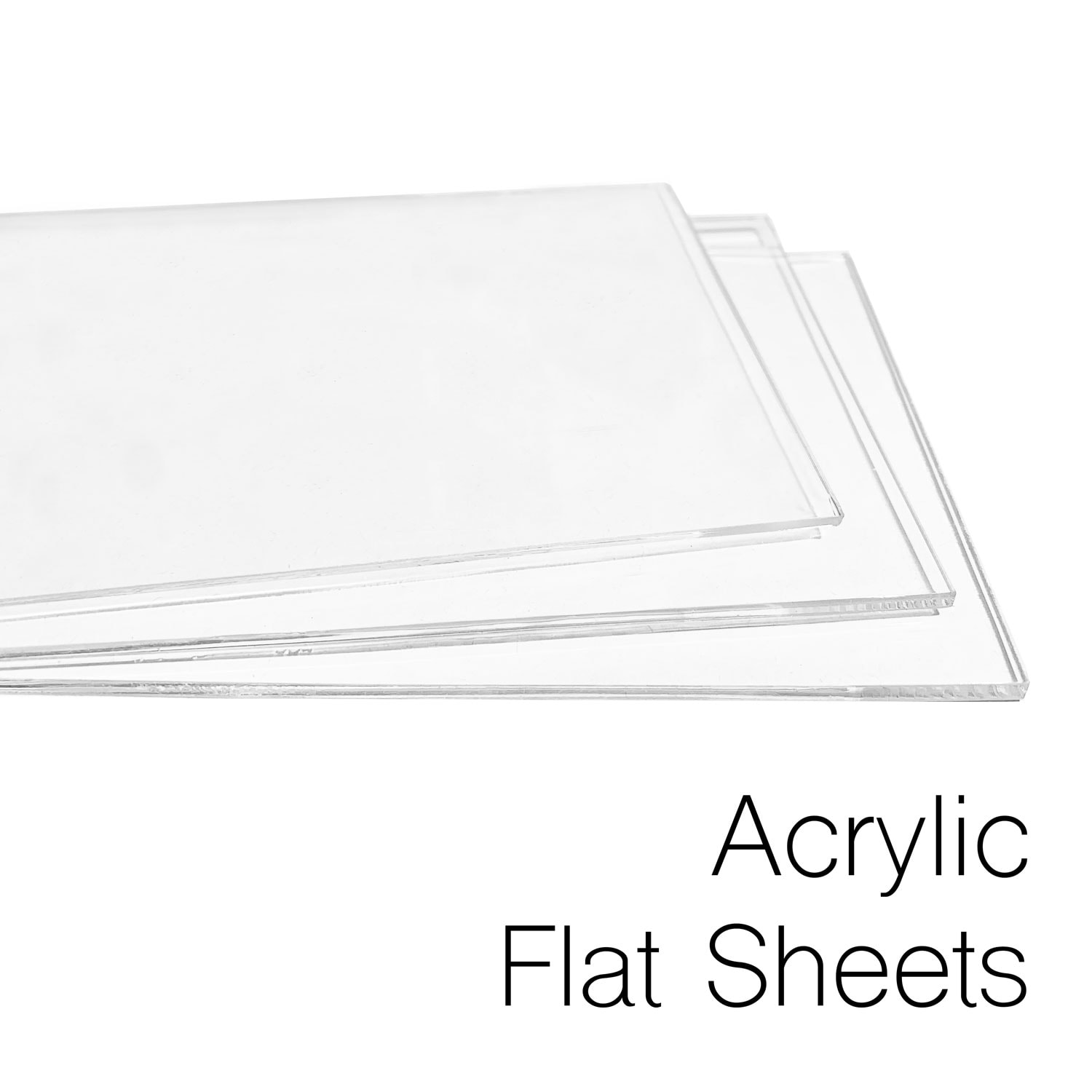 0.5" Clear Acrylic Flat Sheet - Image 3