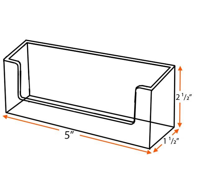 5 x 2 Slatwall Coupon Holder - Image 2