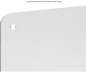 24 x 36 Hanging Sneeze Shield - Image 3