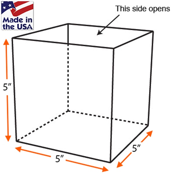Clear Acrylic Open Top Bins - Image 2