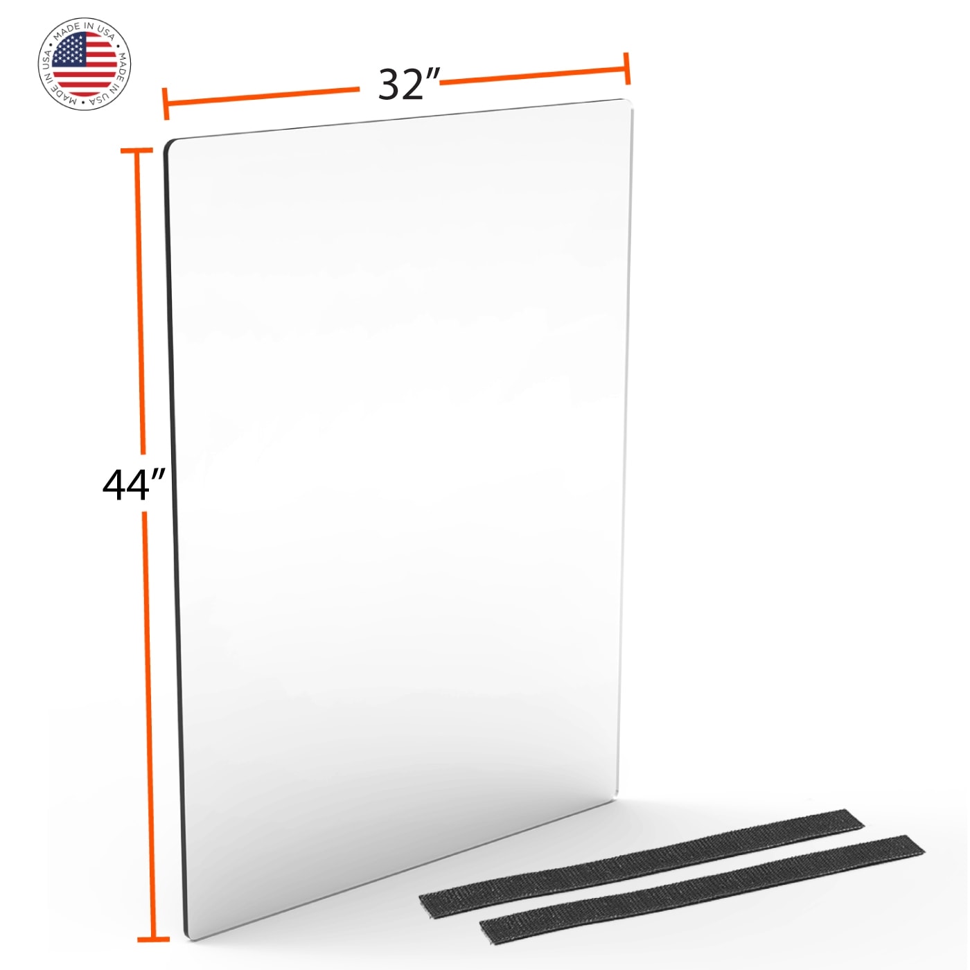Protective Shield with Hook & Loop 32"w x 44"h - Image 2