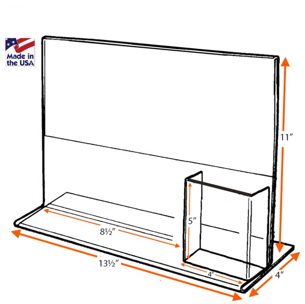 Frame with Brochure Holder - Image 2