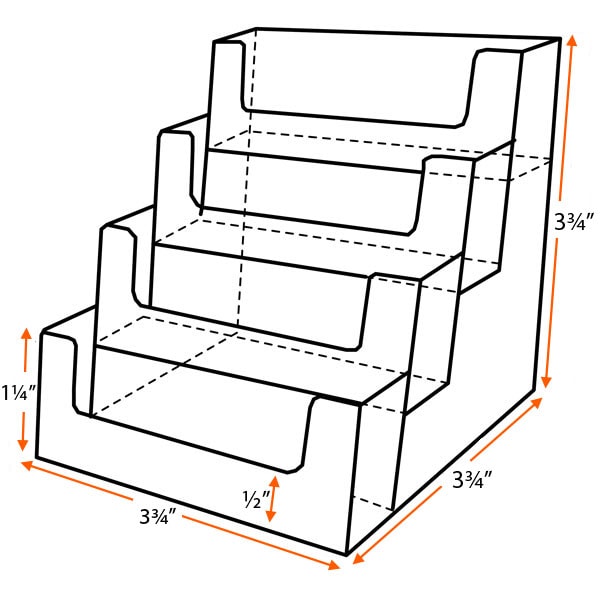 4 Tiered Business Card Displays - Image 2