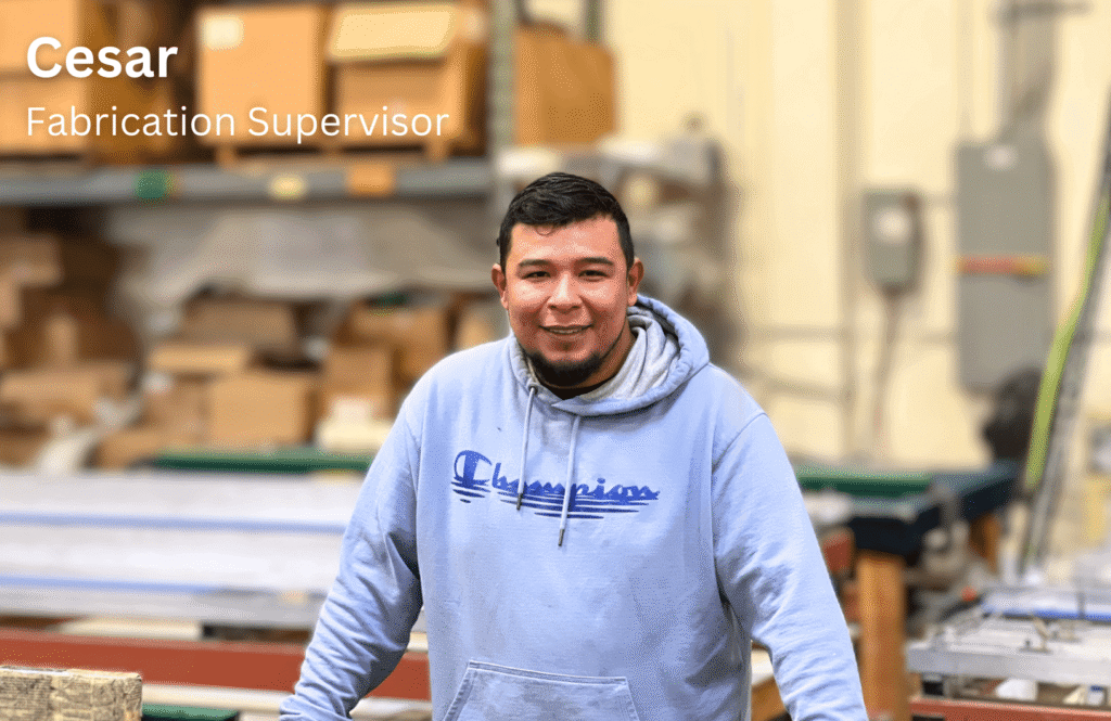 Cesar, Fabrication Supervisor, Hippo Displays