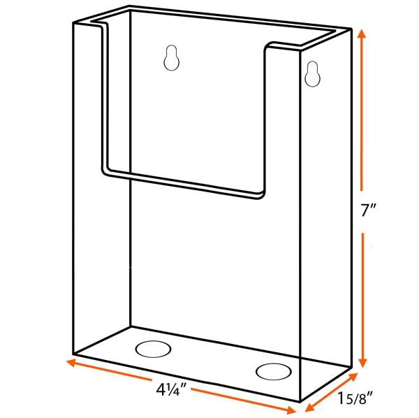 4 x 7 Custom Panel Wall Mount Holder - Image 2