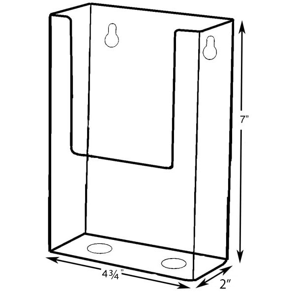 4.75 x 7 Slatwall Holder - Image 2